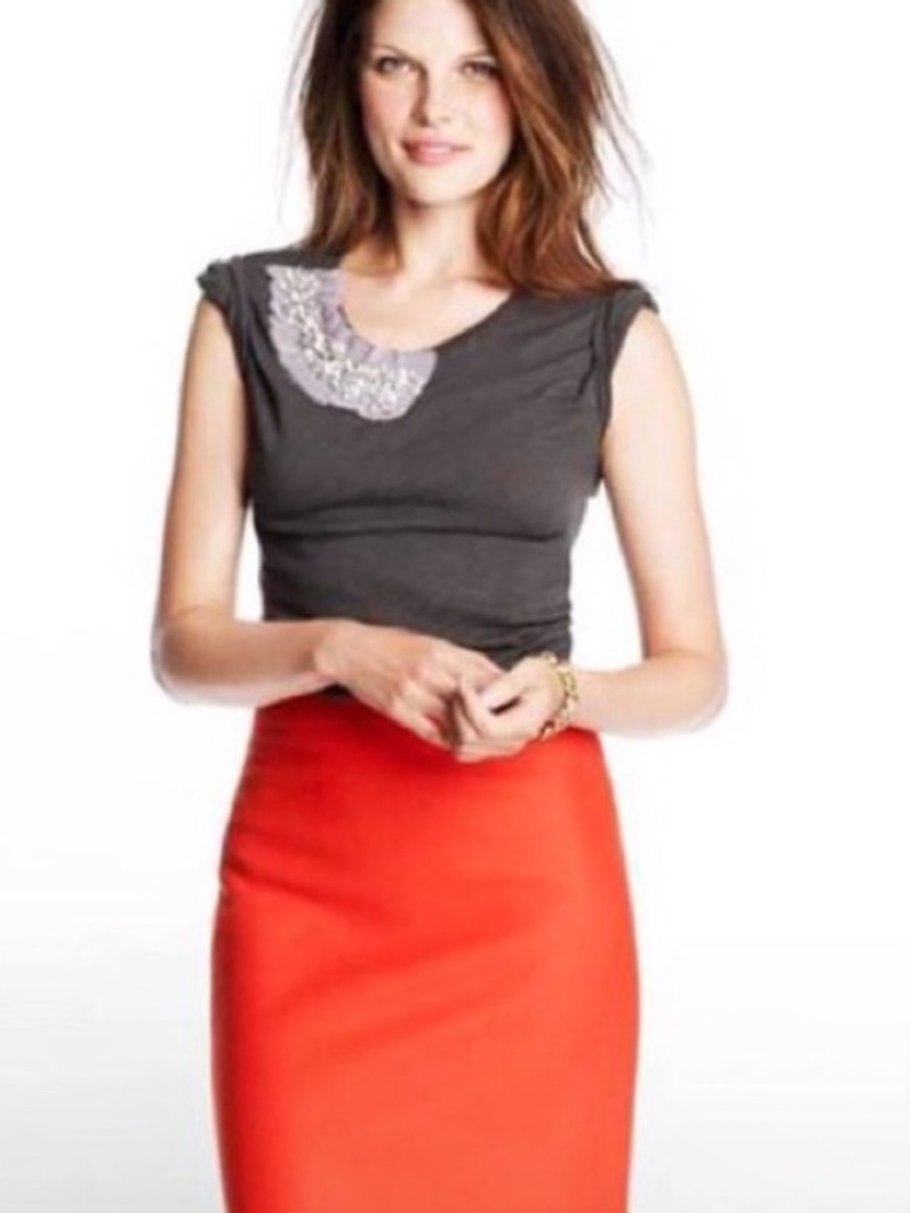 J. Crew 100% Wool Pencil Skirt Classic Sz 2
